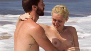 Miley Cyrus Topless Hawaii